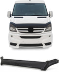 Hood Deflector Guard fits Mercedes Sprinter W906 2006-2013, Bugflector Bug & Bonnet Shields, Black ABS Hood Protector, Protects from Particles & Bug, All Weather Durable Car Exterior Accessories