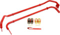 BMR Suspension SB030R Sway bar kit with bushings, front (SB016R) and rear (SB017R) Red 2008-2009 5th Gen Camaro