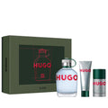 Hugo Boss Hugo Man Eau de Toilette 3-Piece Gift Set -EDT 4.2 fl oz, Shower Gel 1.6 fl oz, Deodorant 2.4 oz - With Notes of Green Apple & Fir Balsamk – Long Lasting Fragrance
