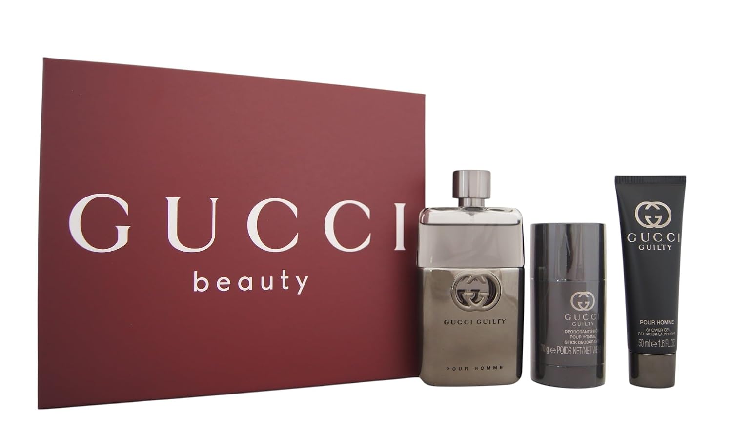 Gucci Guilty Pour Homme EDT 3Pc Gift Set for Men
