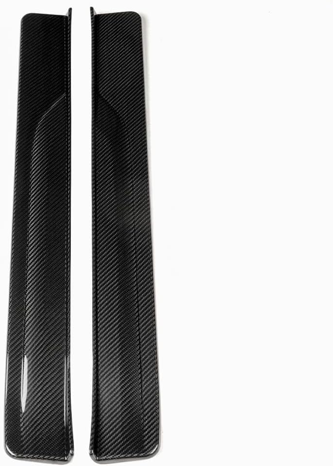 JSWAN 2pcs Carbon Fiber Door Edge Guards Door Sill Protector Fit for Nissan Z RZ34 400Z Fairlady Z (2023 2024 2025 up) Door Threshold Protection Door Pedal Kick Panel Strip Cover