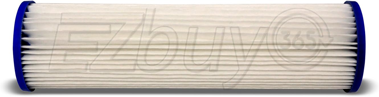 Pleated Sediment Water Filter Cartridge 9.87'x 2.5' Amplified Surface Area, Removes Sand, Dirt, Rust, Extended Filter Life WELL-MATCHED with WHKF-WHPL, 801-50, WB-50W, WFPFC3002, SPC-25-1050 (50 Pack)