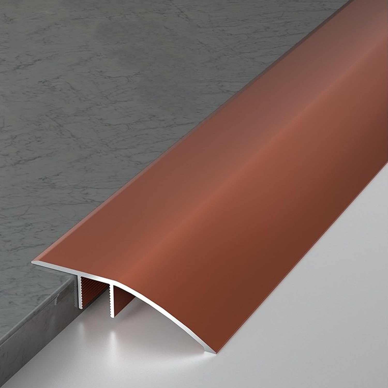 Aluminum Floor Transition Strip, 36' Aluminum Carpet To Tile Transition Strip, Interior Metal Thresholds For Doorways Vinyl Laminate, Floor Transition Strip Wood To Tile, 36in X 1.6in(Red,900cm(90x10)