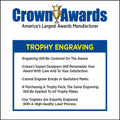 Crown Awards 6.5' Weight Loss Chaplet Bronze Cup Trophy, Weight Loss Trophies
