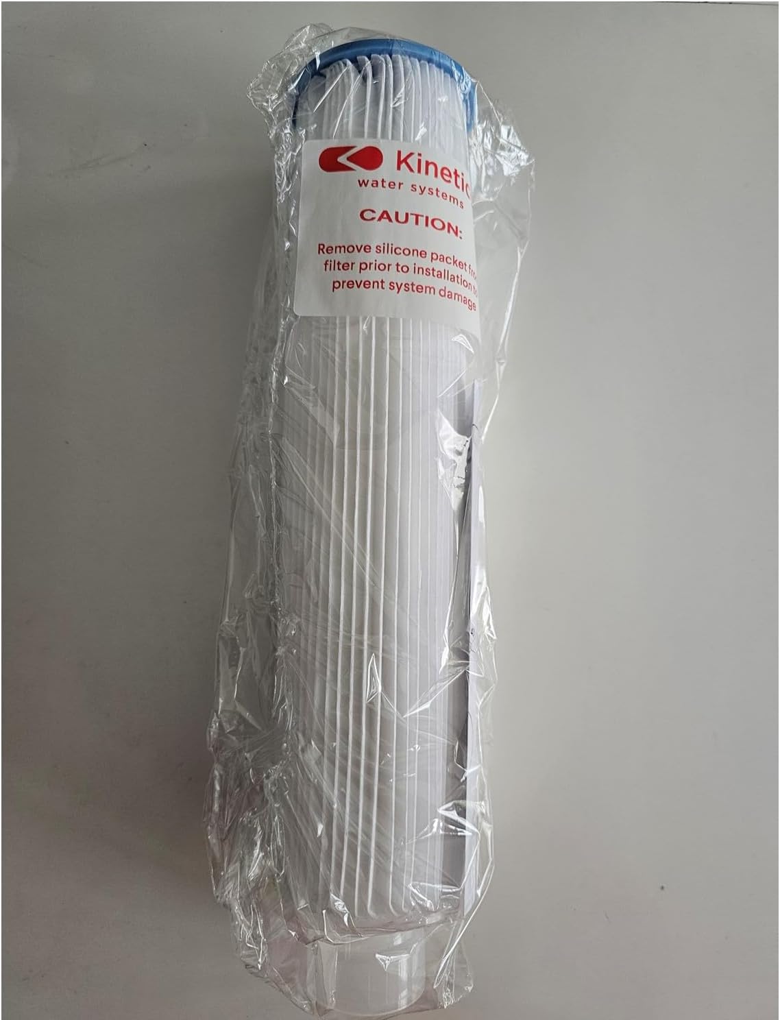 Kinetico, 16 inch, 20 micron Pleated filter (Part No. 11665) For Mach System, White
