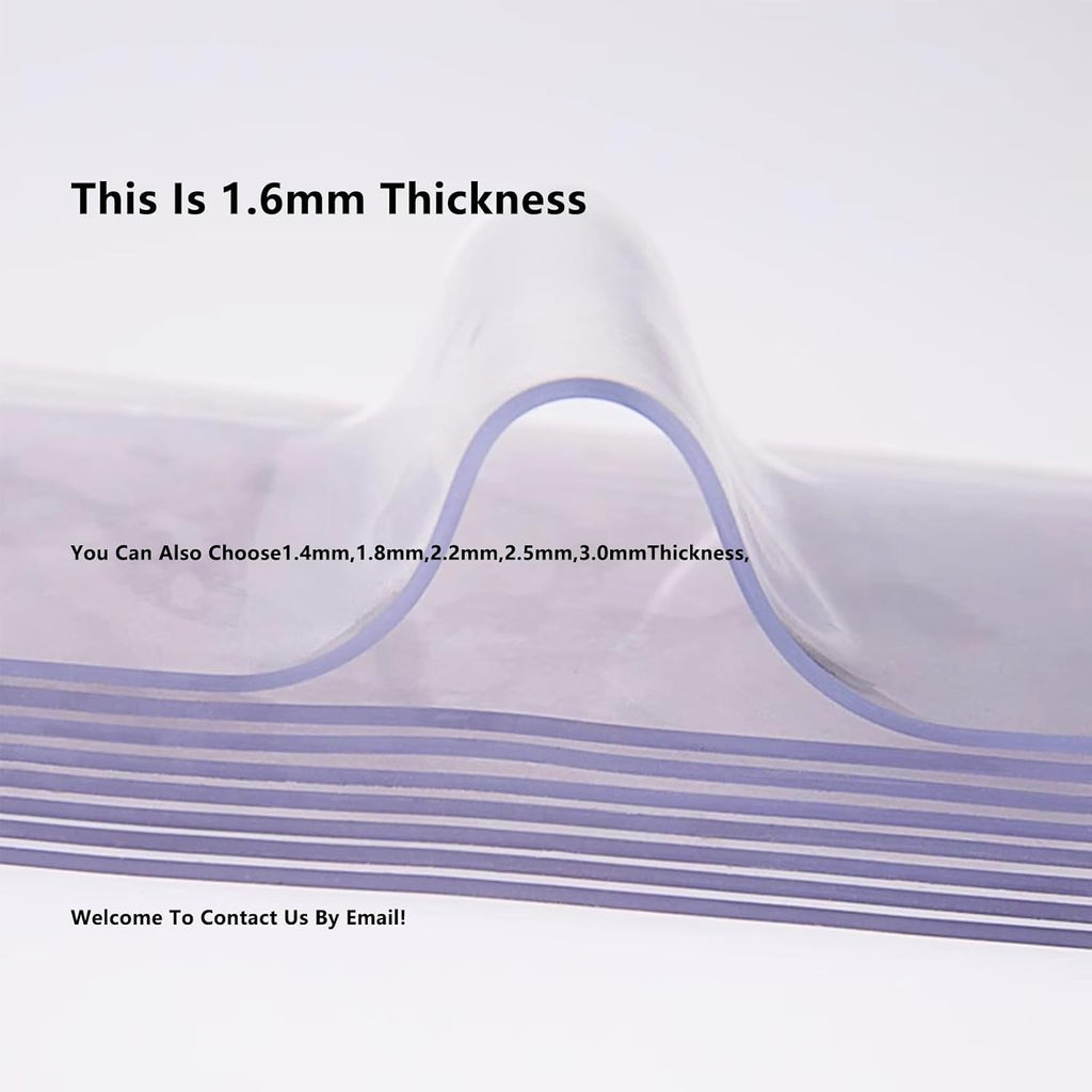 1.6mm/1.8mm Thickness Freezer Curtain Plastic Curtain Strips, Door Thresholds for Exterior Doors Strips (1.8mm,0.9MX2M)