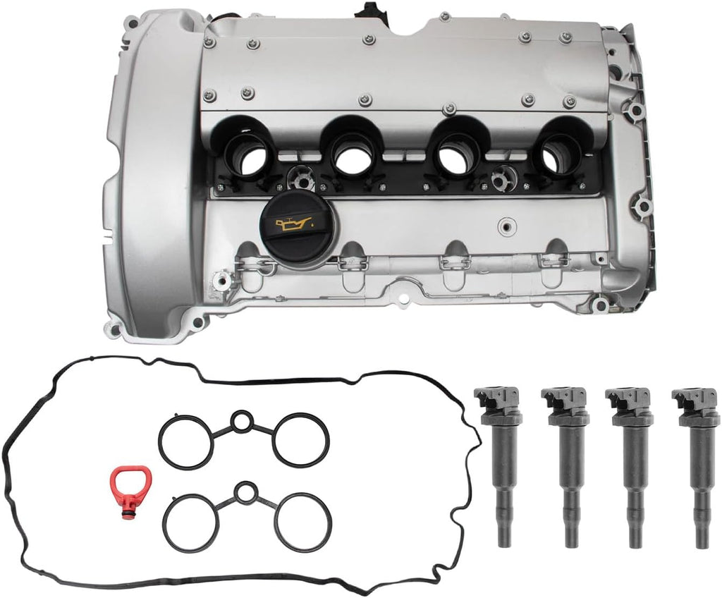 TRQ Ignition Coil Kit 5 Piece Compatible with 2007 Mini Cooper