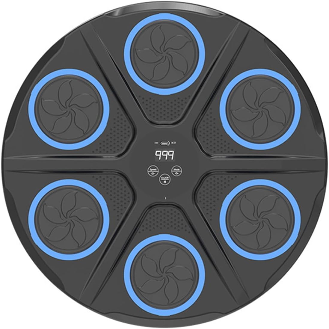 Music Boxing Machine,Wall Boxing Machine with Multifunctional Panel,Boxing Target Workout Punching Equipment for Home
