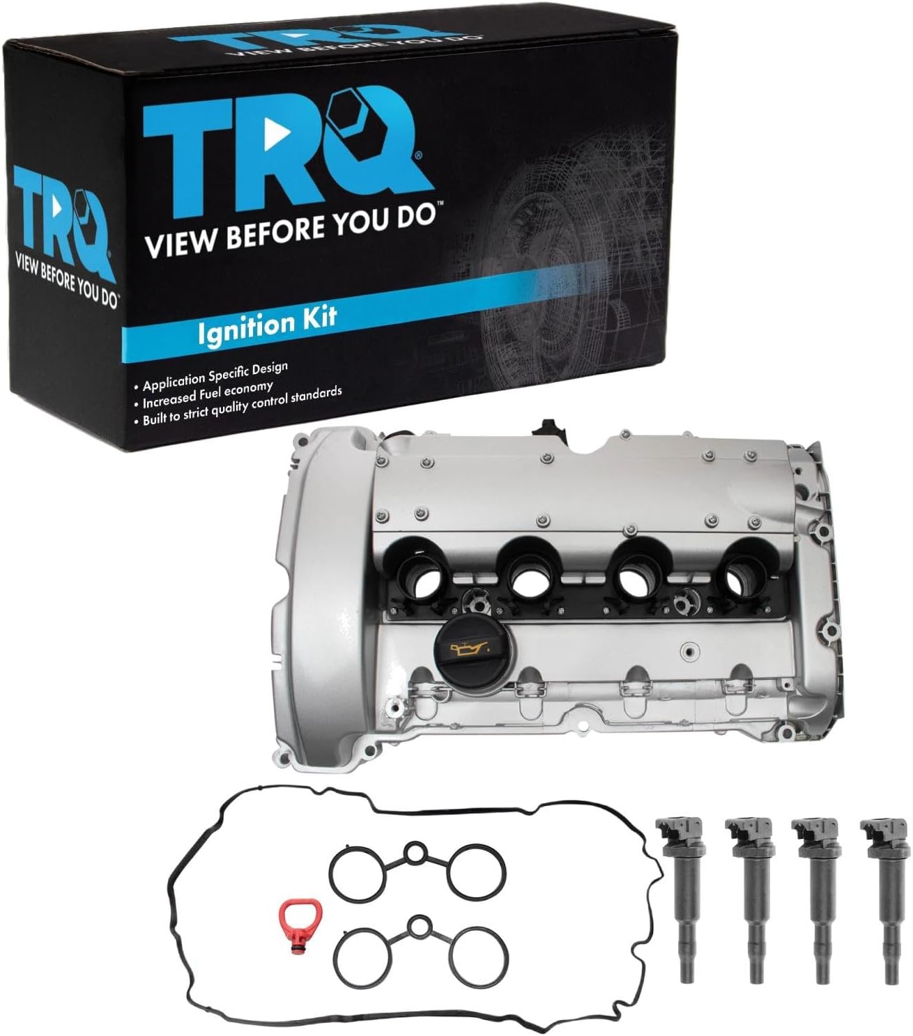 TRQ Ignition Coil Kit 5 Piece Compatible with 2007 Mini Cooper