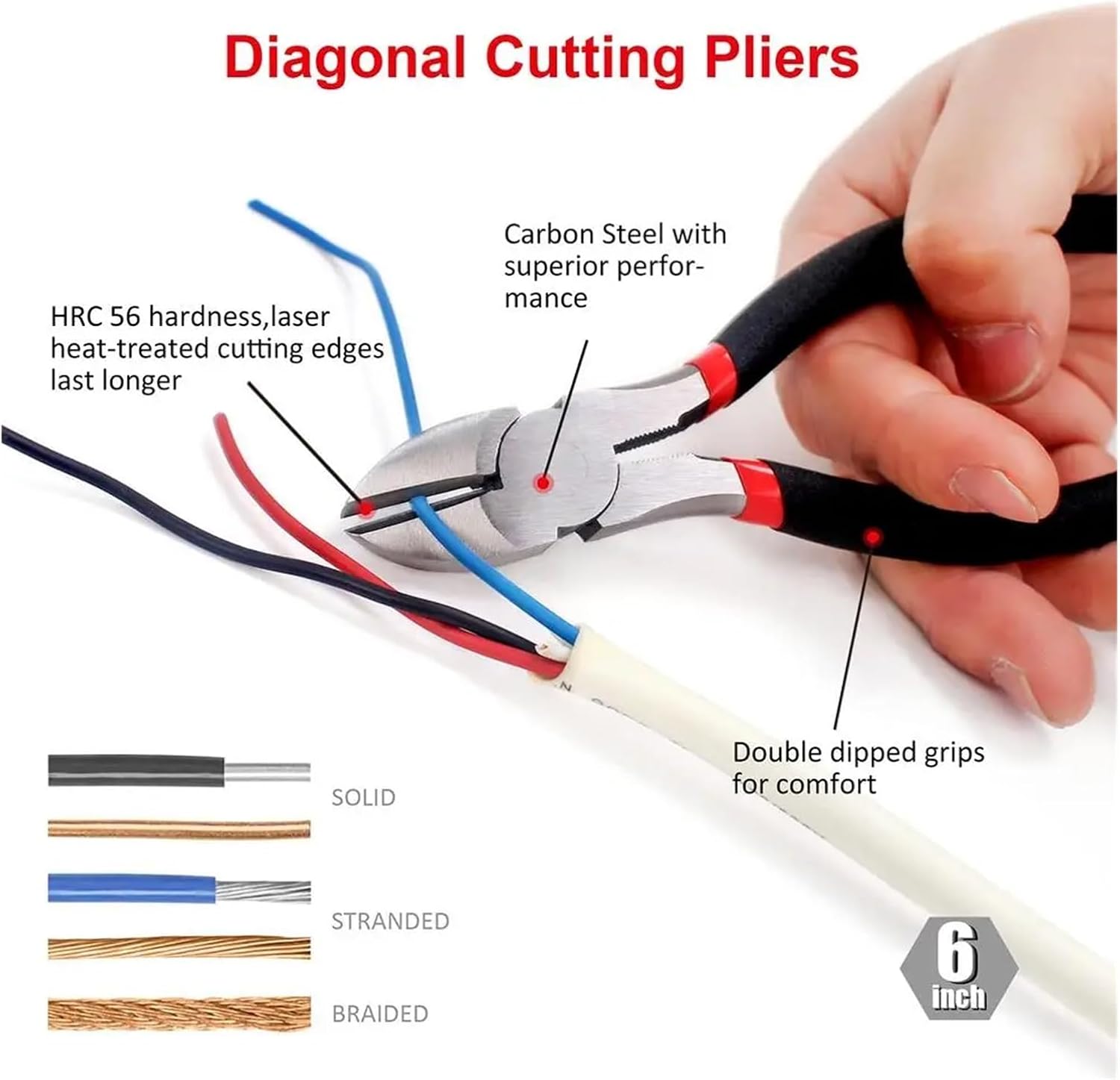 Pipe Expander, 7-piece Tough Alloy Steel Pliers Set With Locking Mechanism Secure Grip And Easy Cutting Turning Clamping Twisting ANSI