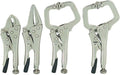 For 4 PC Mini Small Size Vise C Clamp Grip Locking Plier Tool Set Vice Cclamp