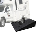 Ramps Threshold Ramp, Rv Cars Curb Ramp Threshold for Truck/Lawn Mower/Mobility Scooters, 3inch / 4inch / 5inch / 6inch Rise, Garden Garage Door Access Ramps(19.7' x 12.6' x 4.3') (19.7' x 19.7' x 3