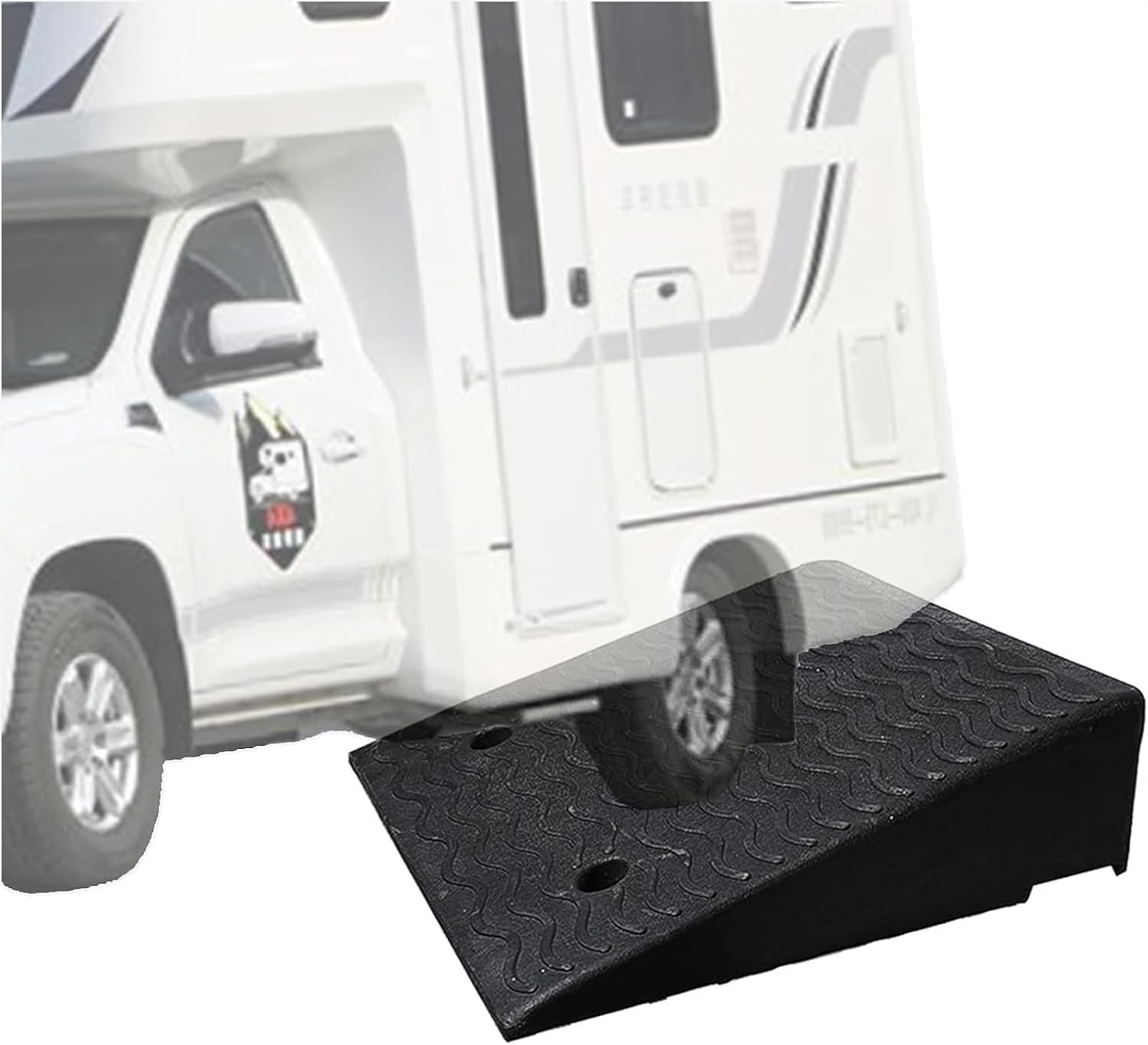 Ramps Threshold Ramp, Rv Cars Curb Ramp Threshold for Truck/Lawn Mower/Mobility Scooters, 3inch / 4inch / 5inch / 6inch Rise, Garden Garage Door Access Ramps(19.7' x 12.6' x 4.3') (19.7' x 19.7' x 4