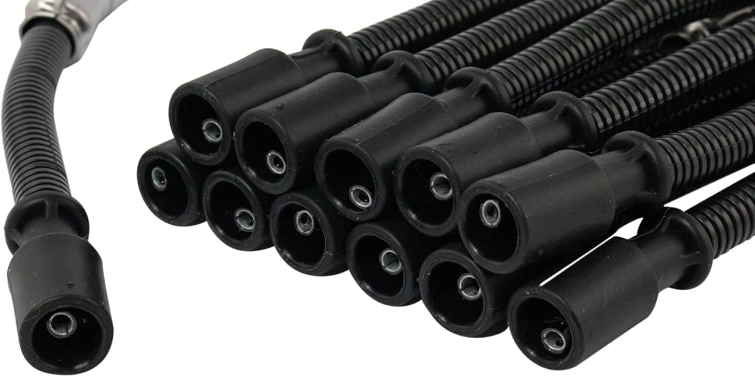 TRQ Spark Plug Kit 12 Piece Iridium Spark Plugs Compatible with 2005-2006 Chrysler Crossfire 2005 Mercedes-Benz E320