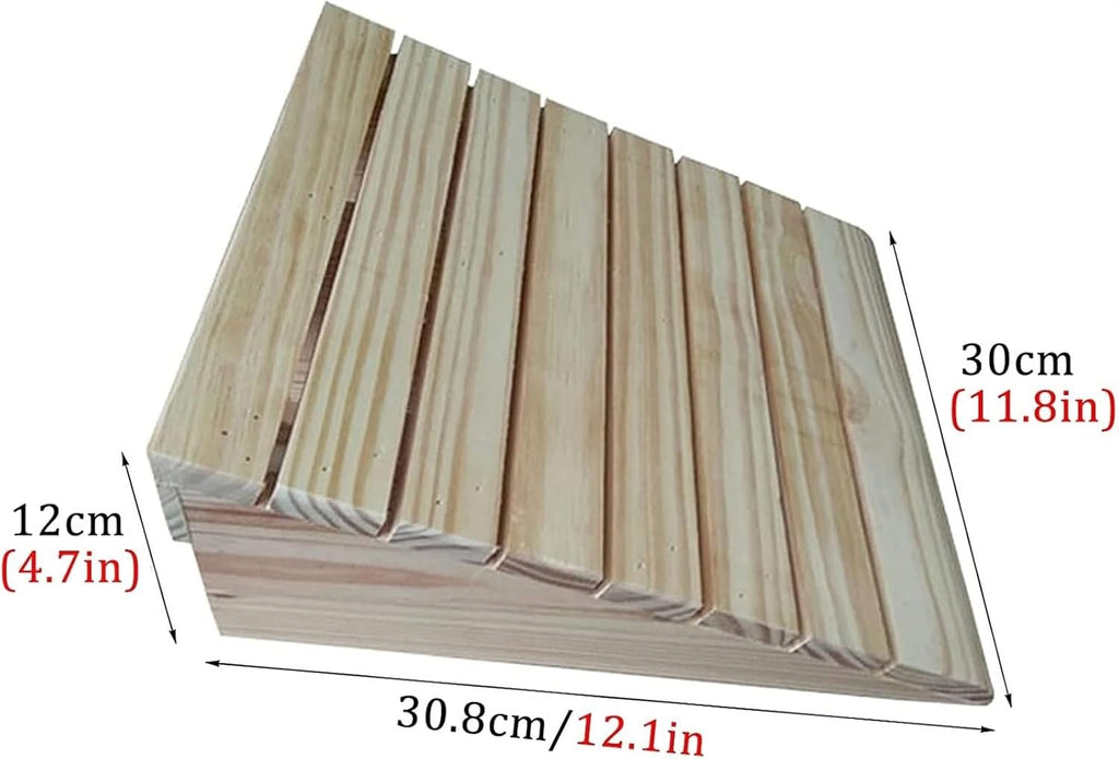 Ramps Threshold Ramp, 3' 4' 5' 6' 7' Rise Wooden Threshold Ramps for Doorways, Non-Slip Entry Ramp for Home/Garden Step/Sheds Doors, for Wheelchairs Walkers