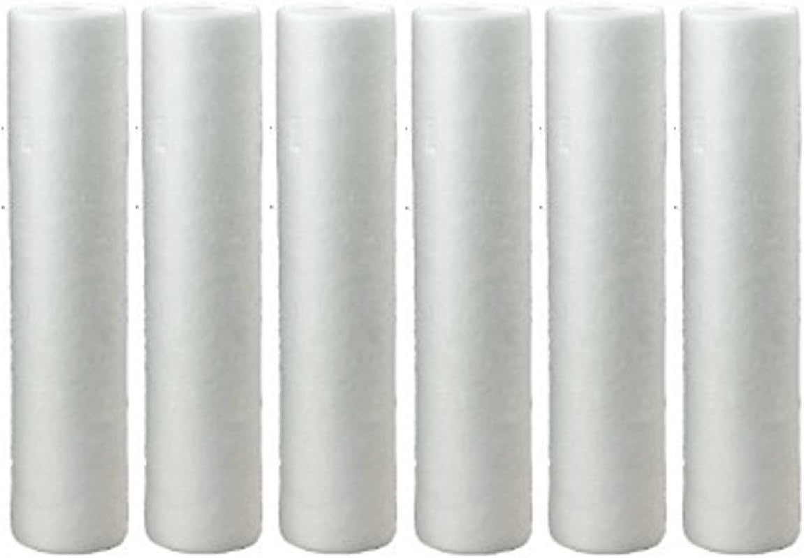 Hydronix SDC-45-2005 5 Micron Whole House 20 x 4.5 Sediment Water Filter 6 Pack