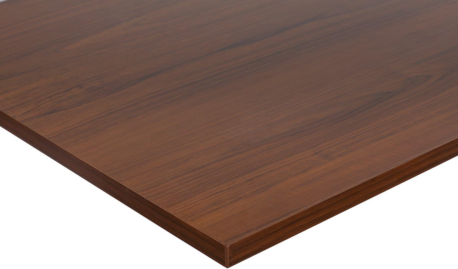 Mount-It! Table Top for Sit Stand Desk - 29 x 55 Inches - Nut Brown - Desk Sold Separately