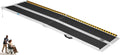 10 Feet Aluminum Folding Wheelchair Ramp | Non-Skid Handicap Threshold Wheel Chair Ramp for Home Steps, Stairs, Entry, Threshold, Doorways, 600LBS Capacity,28in Wide