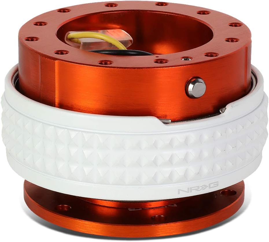 NRG Innovations SRK-210OR/GL Quick Release Kit (Orange Body / Glow in the Dark Pyramid Ring)