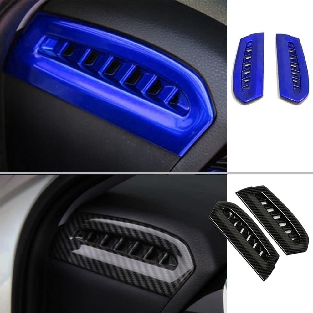 for Toyota Camry LE SE XLE XSE 2021 2022 2023 Models Blue Plastics ABS Full Set of Car Interiors Instrument Panel Center Console Trim Air Outlet Steering Wheel Cover Car Accessories 9pcs