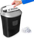 Honeywell Safes & Door Locks - 12 Sheet Cross Cut Paper Shredder for Home Use & Office - 3-Function Control & Over Heat Protection - Document & Credit Card Shredder Machine - 5.5 Gallons, Black - 9112