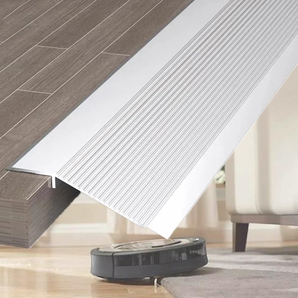 Rubber Threshold Ramp, 2' 7' Rise Lightweight Wheelchair Curb Ramps, Portable Door Entry Ramps for Doorway Sidewalk Garage Warehouse(H 14 CM/5.5')