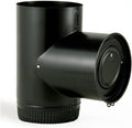 Vogelzang BD-06 Barometric 6' Damper Black Stove Pipe Draft Control Tee