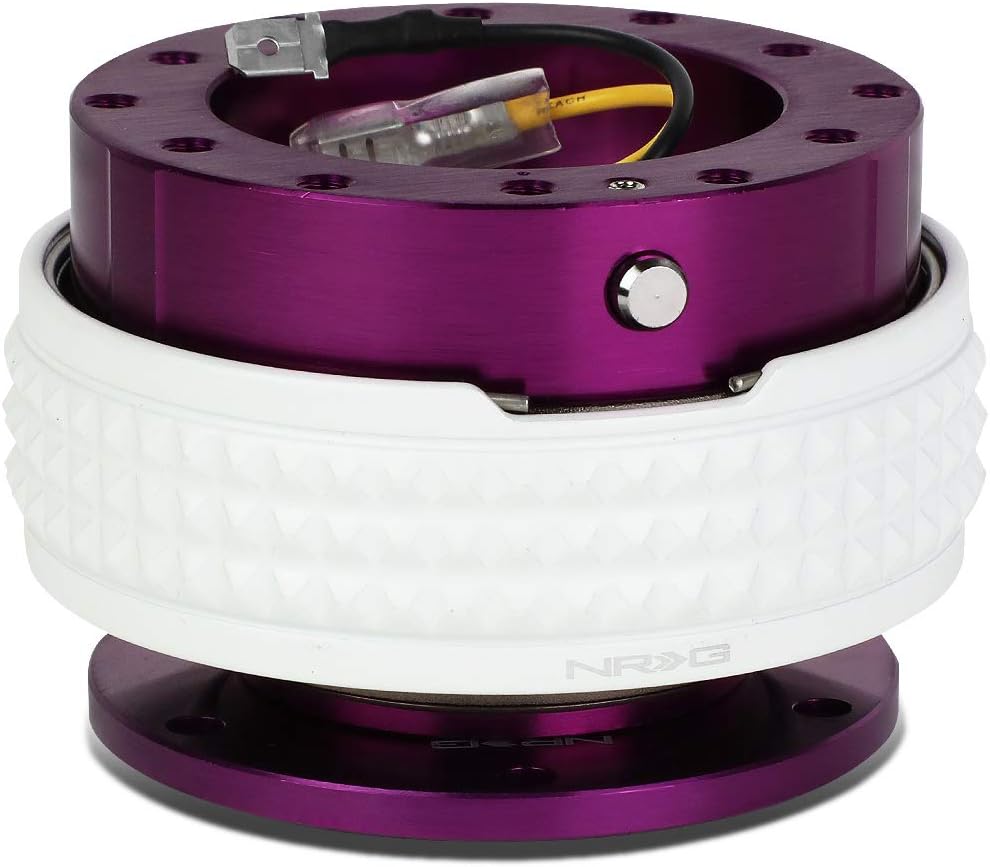 NRG Innovations SRK-210PP/GL Quick Release Kit (Purple Body / Glow in the Dark Pyramid Ring)
