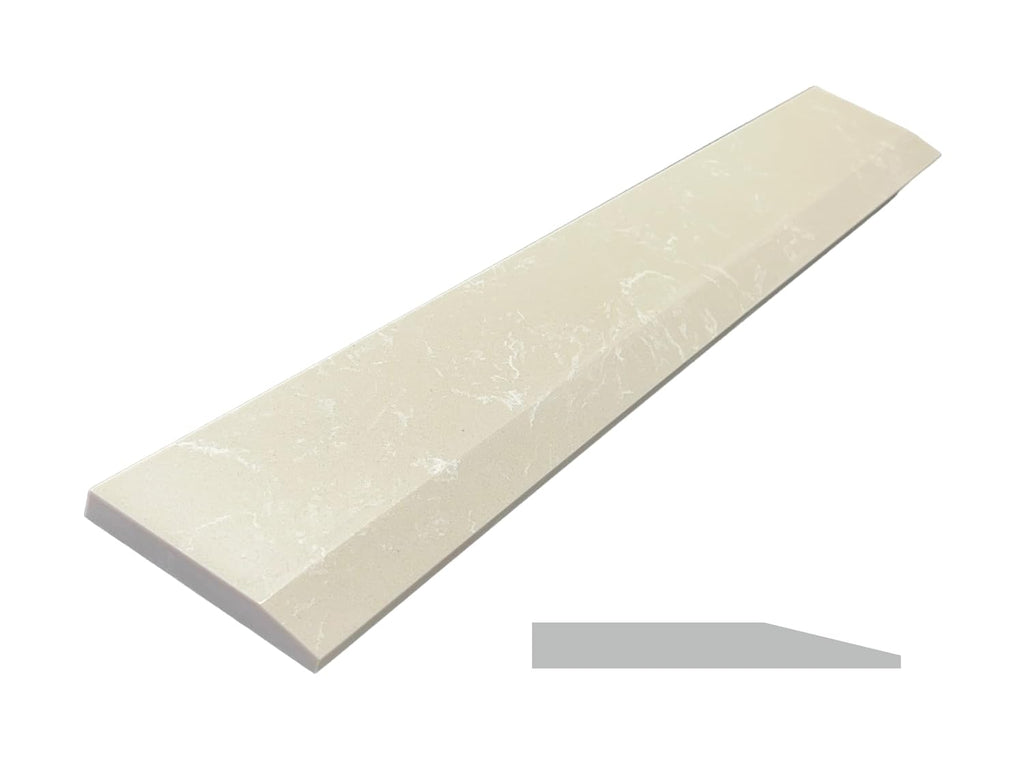 Single Hollywood Engineered Marble Threshold for FloorTransitions (Beige, 5' x 36')