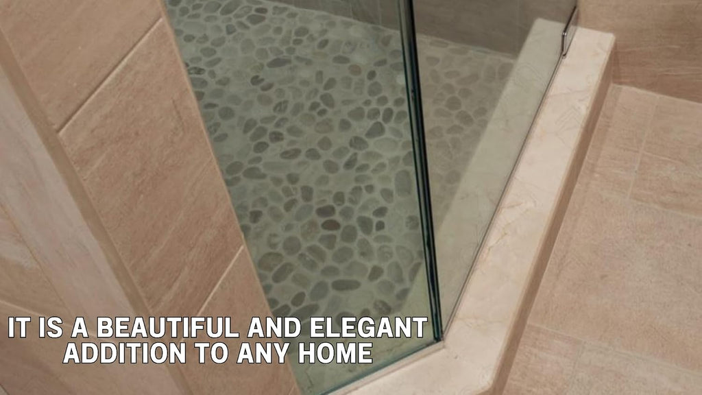Tenedos Threshold Shower Curb Custom Cut Size Crema Beige Engineered Marble Stone Polished Doorway Floor Transition Tile for Bathroom Vanity Backsplash, Window Sill, Niche (Thickness 5/8)