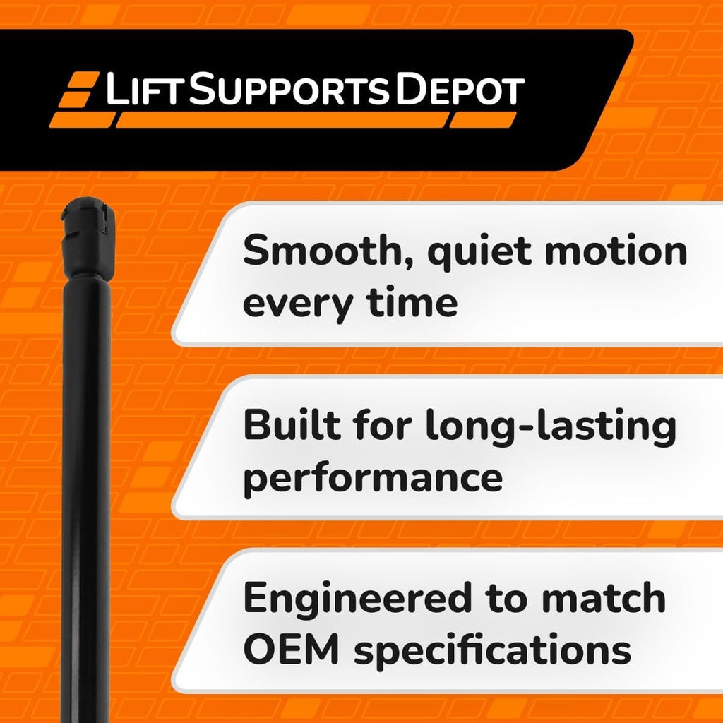 Lift Supports Depot Qty (2) 20.8 Inch 50lbs 13mm Ball Sockets Stainless Steel Lift Supports, Gas Struts 10/22 Marine Grade Shocks