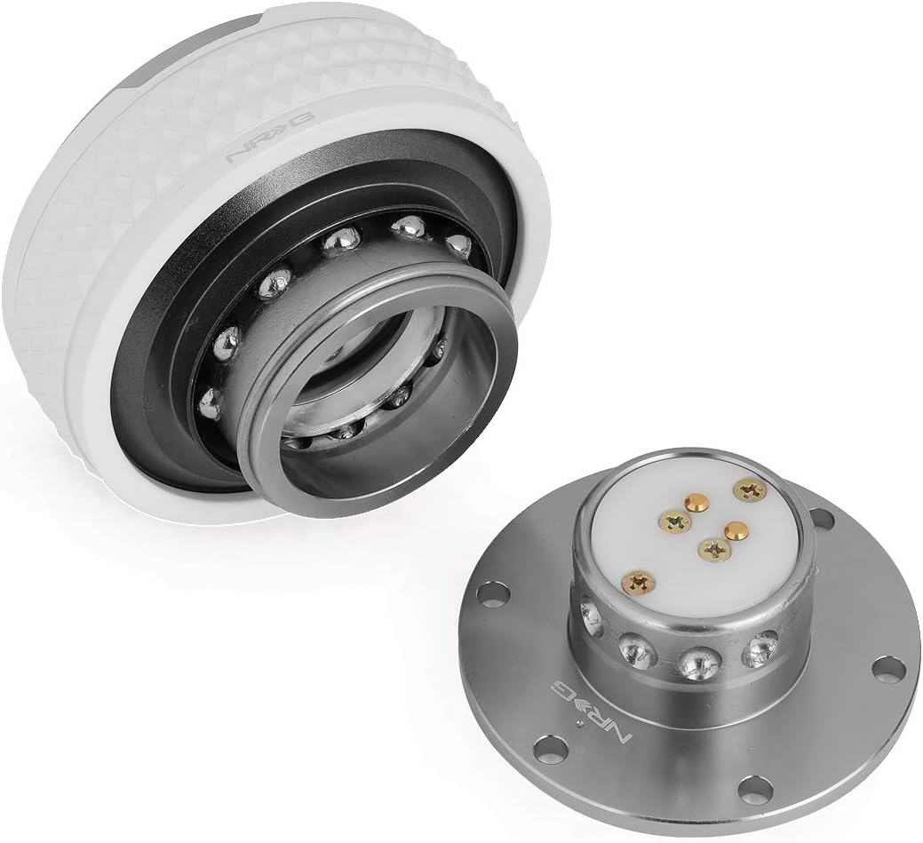 NRG Innovations SRK-210GM/GL Quick Release Kit (Gunmetal Body / Glow in the Dark Pyramid Ring)