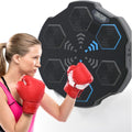 Music Boxing Strike Pads, Smart Boxing Machine with LED Counter, Wall Mounted Boxing Training Punching Equipment, USB Charging Boxing Strike Pads for Amateur Home Workout Boxing