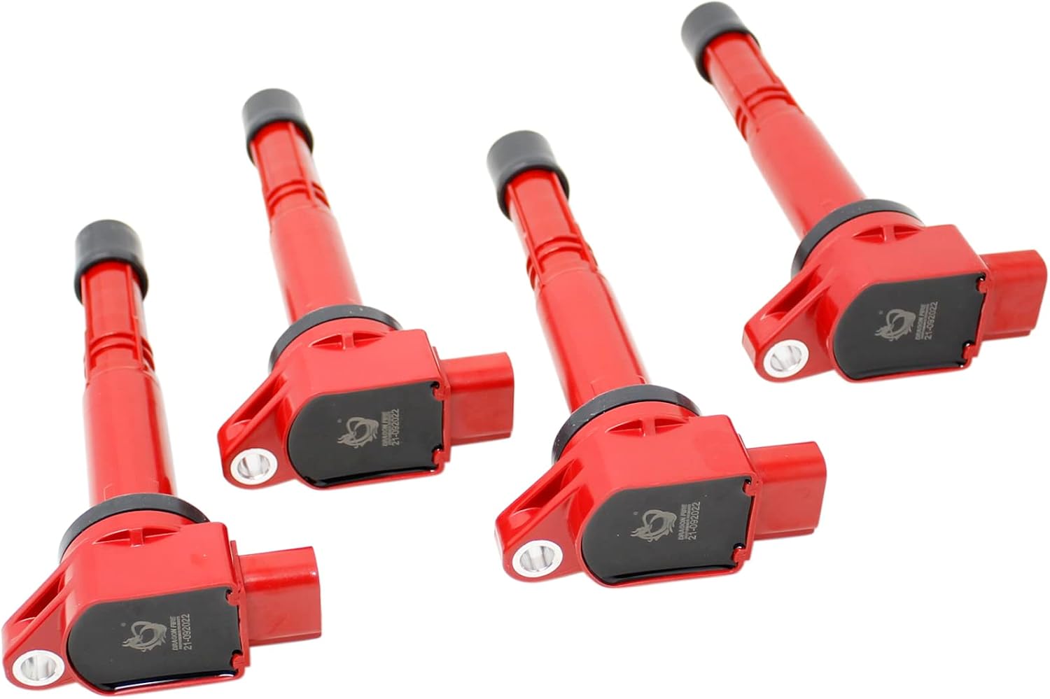 DRAGON FIRE PERFORMANCE Ignition Coils IRIDIUM Spark Plugs Compatible With 02-11 Civic 03-07 Honda Accord 02-09 CRV 2003-2011 Element 02-06 Acura RSX 2.0L 2.4L K20 K24 Replaces UF311 Oem Fit Kit-1571