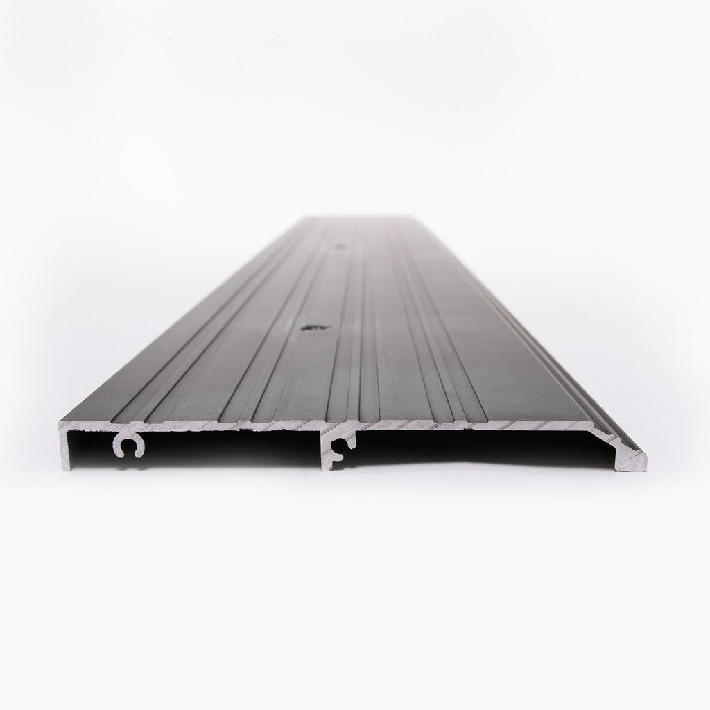 ADA Tile Saddle Threshold Aluminum ADA Compliant Door Saddle for Tile Floors – 1/2' Height – 5-1/2' or 6-1/2' Wide – Prehung Ready, Top Screw Holes Commercial-Residential (48'x 5 1/2')