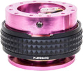 NRG Innovations SRK-210PK/BK Quick Release Kit (Pink Body / Black Pyramid Ring)