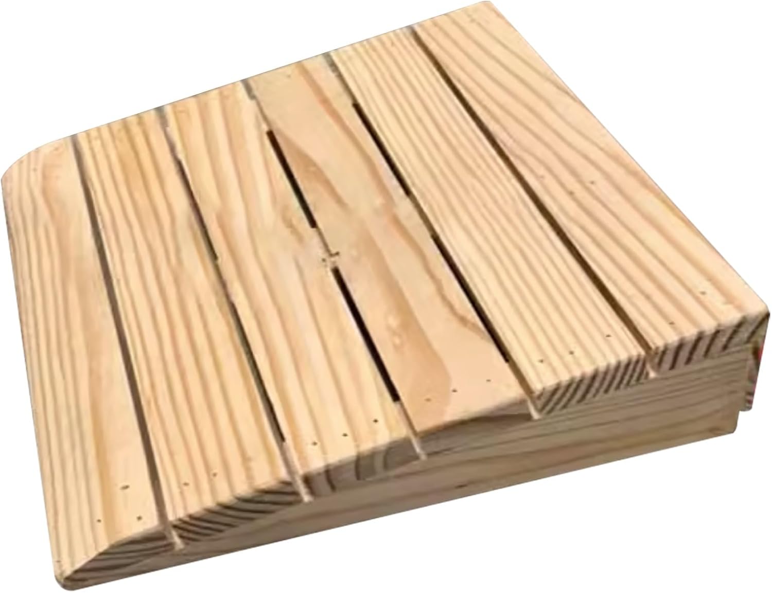 Solid Wood Curb Ramps, 715 cm Rise Portable Nonslip Threshold Ramps for Garage, Patio Door Shed, Loading Dock, Driveway Wheelchair Sidewalk (Size : 35x38.8x15cm/13.8x15.3x6in)