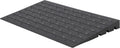 Towallmark Rubber Threshold Ramp, 3'' Rise Portable Wheelchair Ramp for Home Steps, 2500LBS Capacity Curb Ramp Handicap Ramps for Wheelchairs Driveway Mobility Scooters with 3 Channels Cord Cover