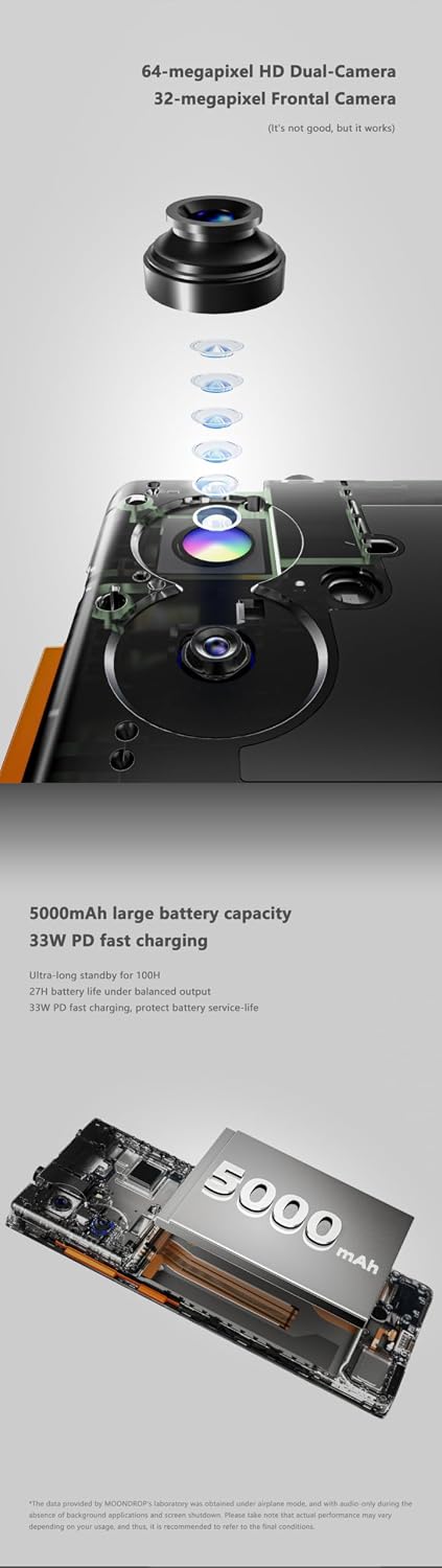 MOONDROP MIAD01 MD-PH-001 5G Mobile Phone Internet HiFi Audio Device Music Player