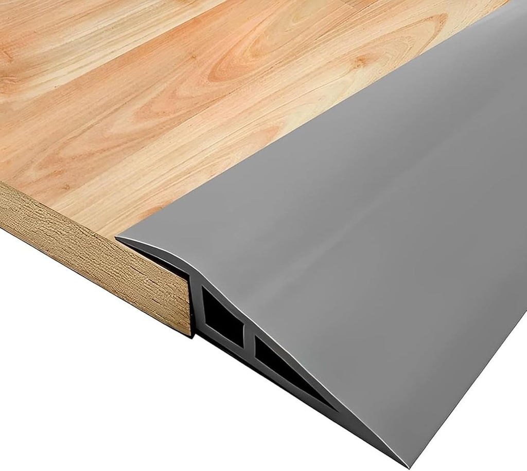 PVC Floor Threshold Divider Strip, Door Threshold Strip, Self-Adhesive Floor Transition Strip, Carpet to Laminate Door Edging Trim Strip for Bridging Gaps(Size:8m/26.2ft)