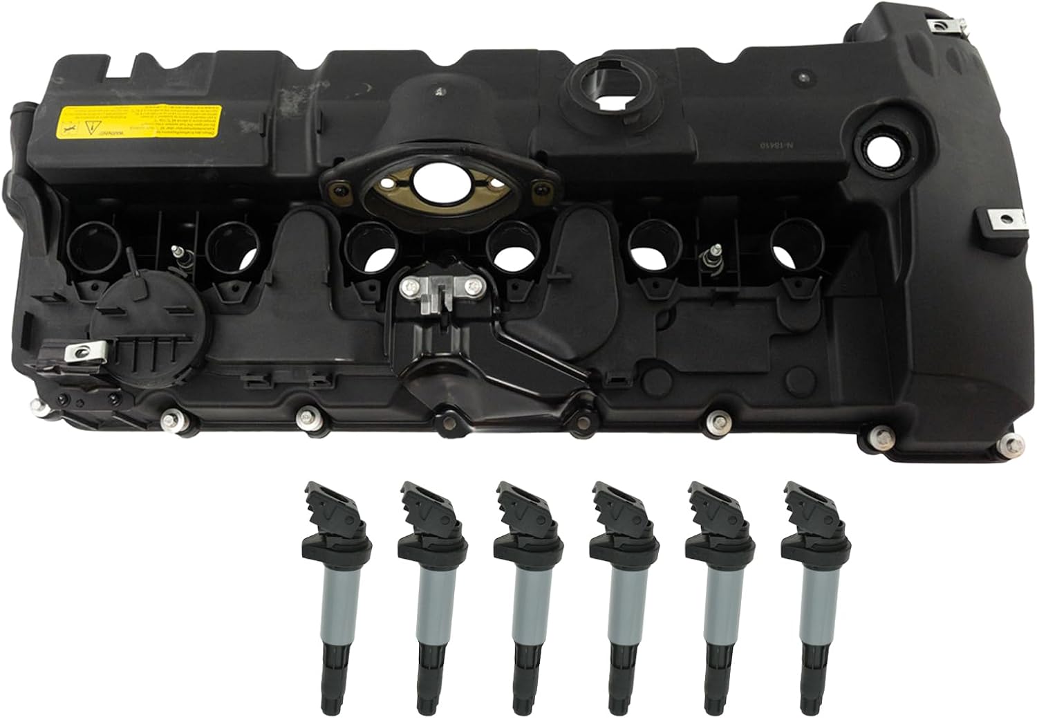 TRQ Ignition Coil Kit 7 Piece Compatible with 2008-13 BMW 128i 09-12 328i xDrive 07-08 328xi 09-10 528i xDrive 08 528xi 07 530i 07-12 X3 07-10 X5