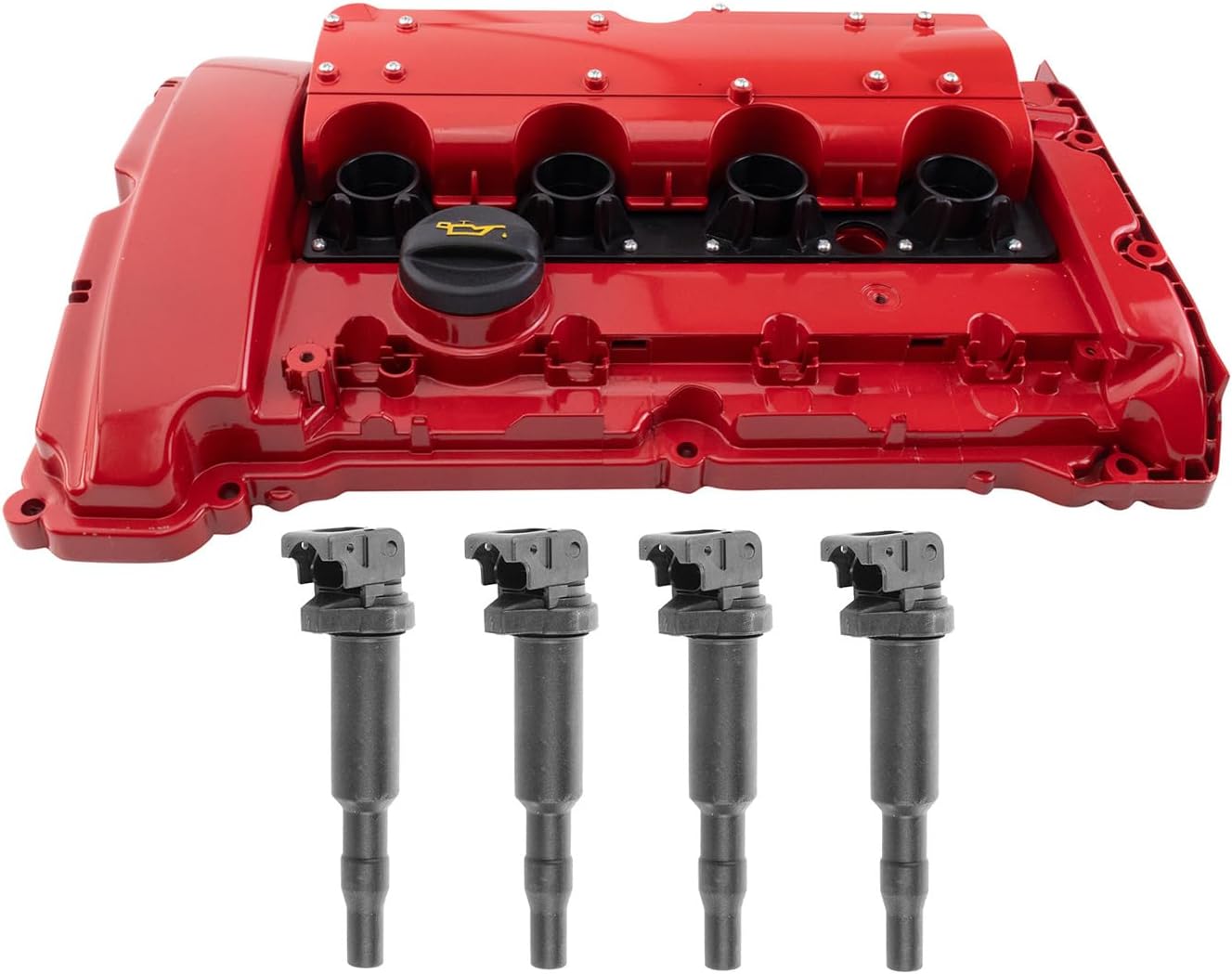 TRQ Ignition Coil Kit 5 Piece Compatible with 2007 Mini Cooper