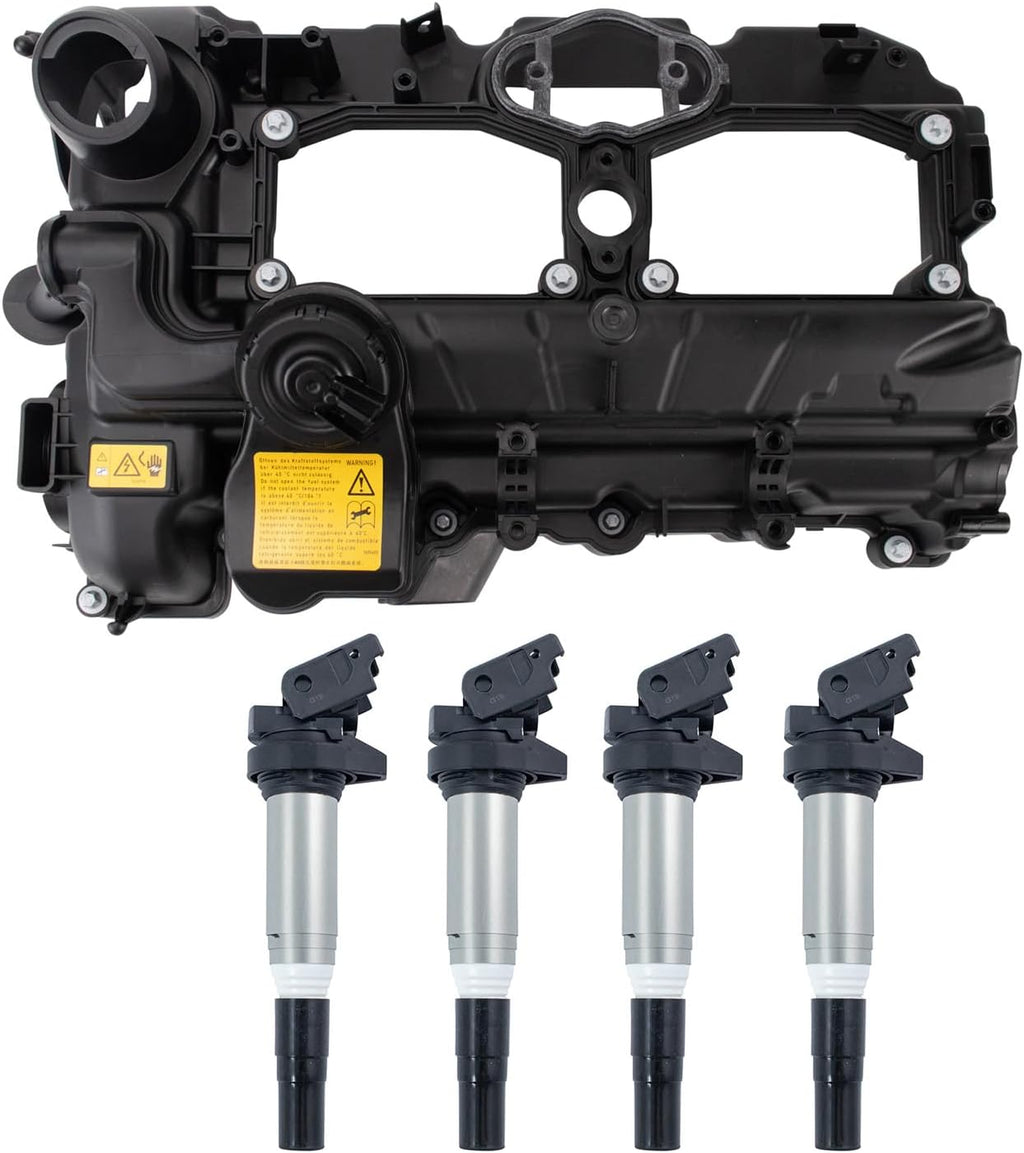 TRQ Ignition Coil Kit 4 Piece Compatible with 2012 BMW 328i 2015-2016 328i GT xDrive 2014-2016 428i