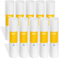 Express Water – 10 Pack Sediment Replacement Filter – Whole House Replacement Water Filter – SED High Capacity Water Filter – 5 Micron Water Filter – 4.5' x 20' inch