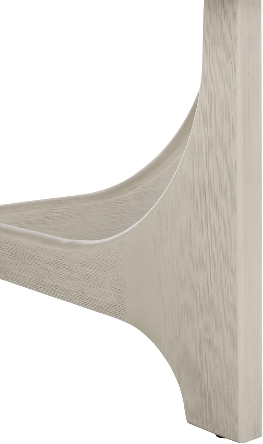 SAFAVIEH Furniture - Sasha Wood Coffee Table - White Washed - Wood - Modern Round Design - Ideal for Living Room, Family Room, Lounge, 40'W x 40'D x 17.5'H (SFV2128A)