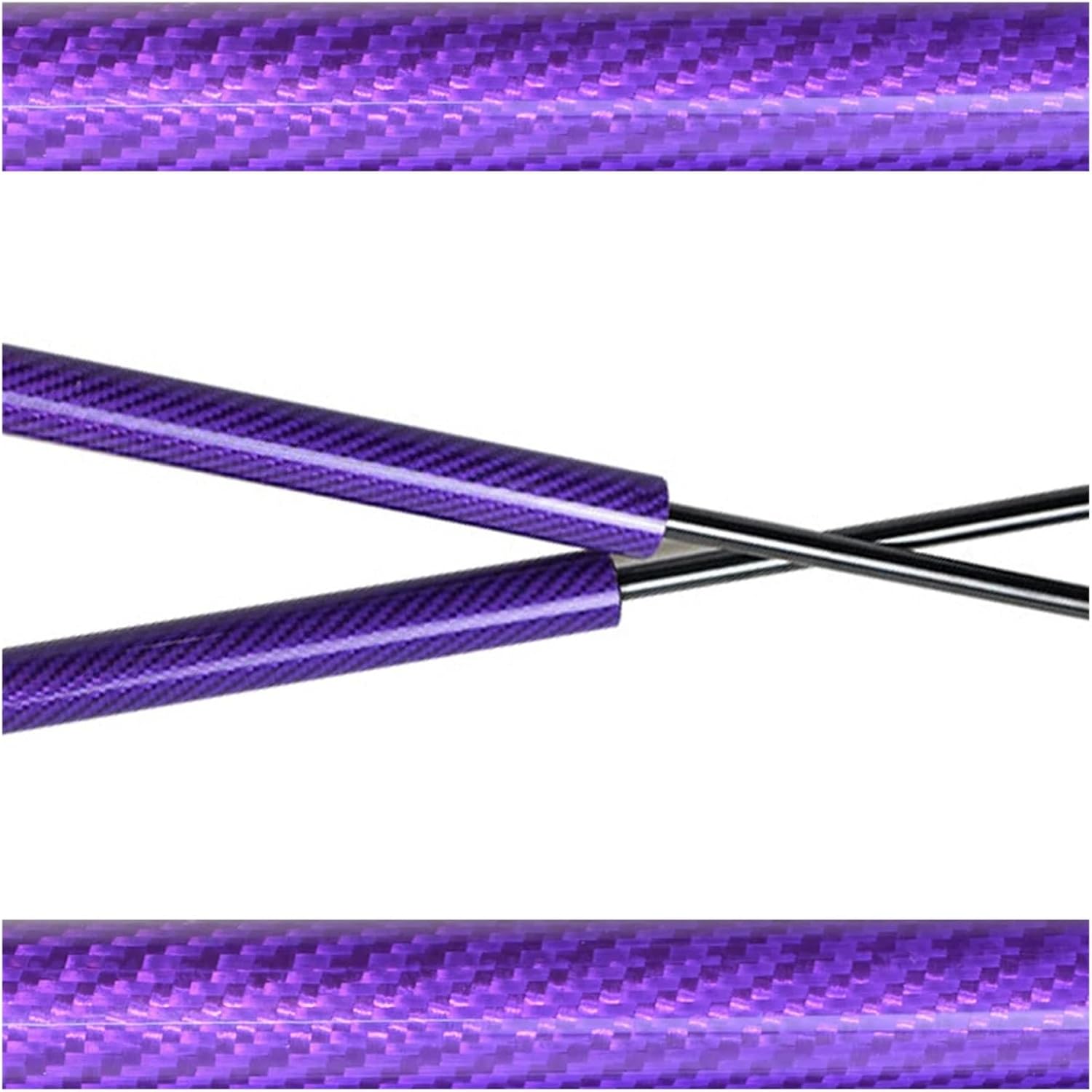 Dampers 1991-1998 Compatible with VW Golf MK3 Front Bonnet Hood Modify Lift Support Shock Accessories Absorber Car Parts(Color:Purple Carbon Fiber)