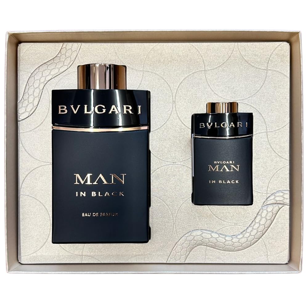 BVLGARI Man In Black EDP Gift Set (3.4 fl. oz + 0.5 fl. oz Mini)