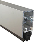 Pemko 4301-CRL Automatic Door Bottom, Clear Aluminum Surface Mounted with Sponge EPDM Rubber Seal, .75' Drop, 36' Length