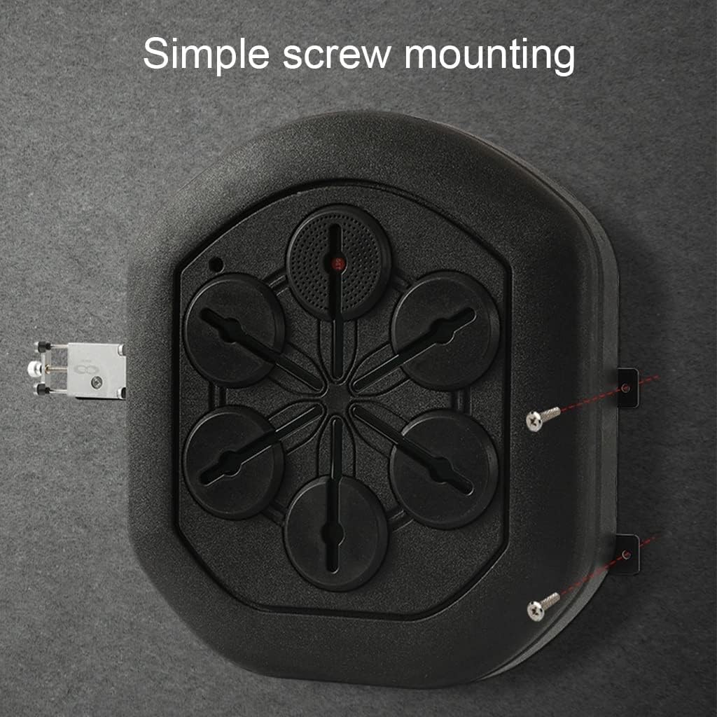 Smart Wall Mounted Boxing Machine with Music and Gloves, Electronic Punch Equipment for Home Boxing Training
