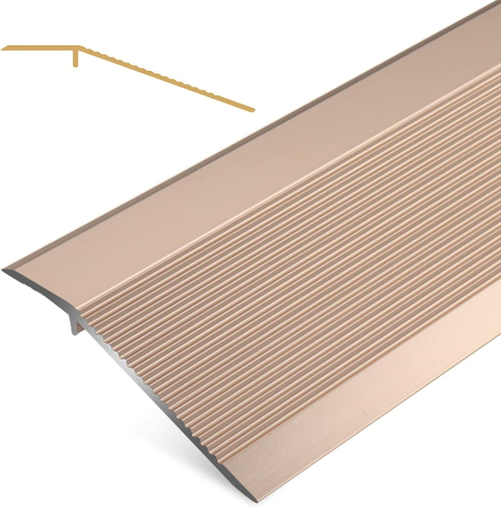 Floor Transition Strips ， Aluminum Alloy Threshold for Wood to Tile, Doorways, Laminate to Hardwood